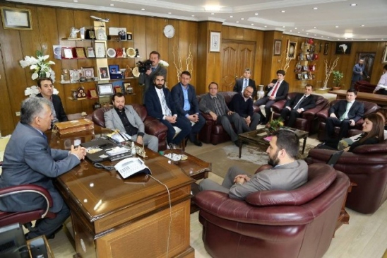 MÜSİAD Kayseri Şubesi Yönetim Kurulu Üyelerinin Melikgazi Ziyareti