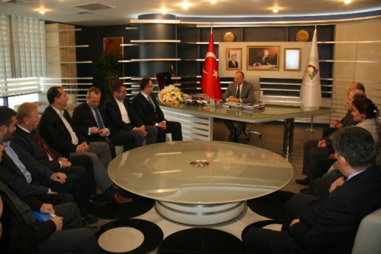 Başkan Mehmet Keleş MHP Yönetimini Ağırladı