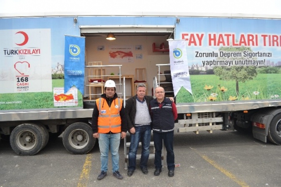 Deprem Tir'ı Çerkezköy'de Sallandı