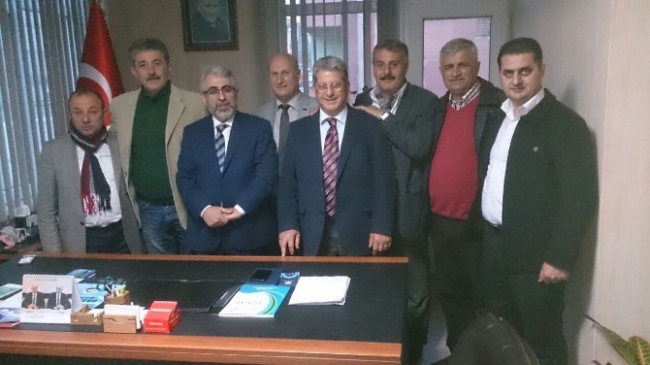 Küçük'ten Ortahisar Muhtarlar Derneği'ne Ziyaret