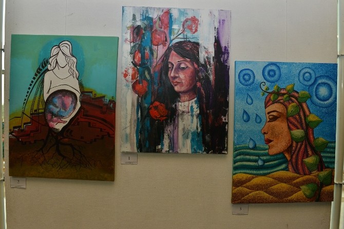 Kadın Temalı Resim Seramik Ve Öyküler Sergide Toplandı