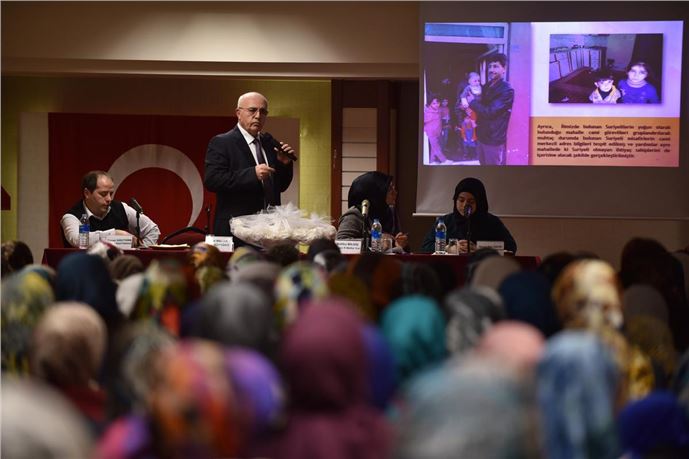 ''Savaşın kadınları'' sorunlarını anlattı