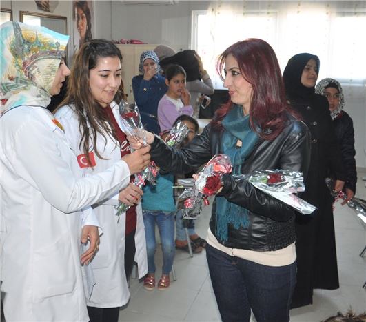 Konteyner kentte ''Kadınlar Günü'' kutlaması