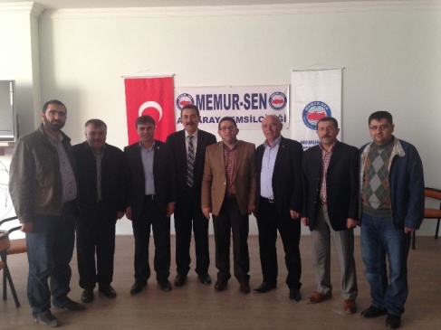 AK Parti Milletvekili Aday Adayı Latif Ağır'dan Memur-Sen'e Ziyaret