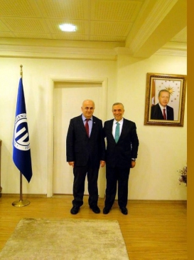 Asım Aykan'dan Ktü Rektörü Baykal'a Ziyaret