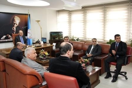 Vali Azizoğlu İl Milli Eğitim Müdürülüğü'nü Ziyaret Etti