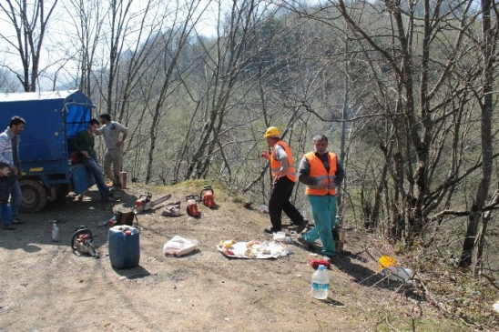 Köylüler Fındık Tarlaları İçin Eylem Yaptı