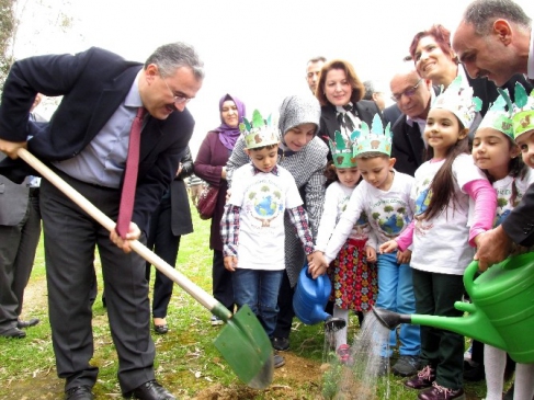 Aydın'da Emine Erdoğan'ın Öncülüğünde Fidan Dikimi Gerçekleştirildi