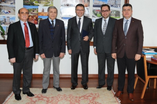 Altındağ'da Başkan Tiryaki, OSTİM Heyetini Makamında Ağırladı