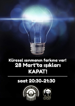 Odunpazarı'nda 28 Mart'ta Dünya Saati Eylemi İçin Işıklar Kapatılacak