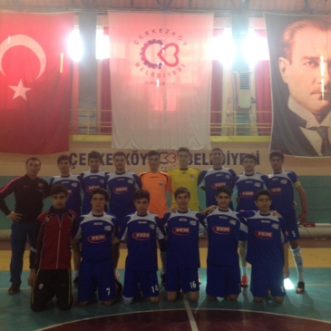 Çerkezköy TSO Anadolu Lisesi Futsal Takımı, Tekirdağ Turnuvası Finaline Yükseldi