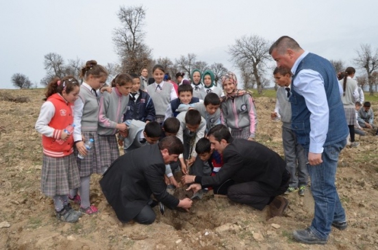 Manisa Selendi'de Gönül Elçileri Projesi Kapsamında 2 Bin Fidan Dikildi