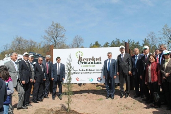 Sakarya Adapazarı'nda Emine Erdoğan'ın Himayesinde Bereket Ormanı Fidanları Dikildi
