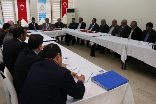 Haliliye'de Başkan Demirkol, Kırsal Mahalle Muhtarlarıyla Görüştü