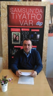 Samsun'da 27 Mart Dünya Tiyatro Günü dolayısıyla yapılan etkinlikte KATİB ve Cem Kaynar'ın açıklamaları dikkat çekti.
