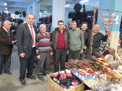 Mustafa Oğurlu, Nazilli'de Esnaf ve Halkla Bir Araya Geldi