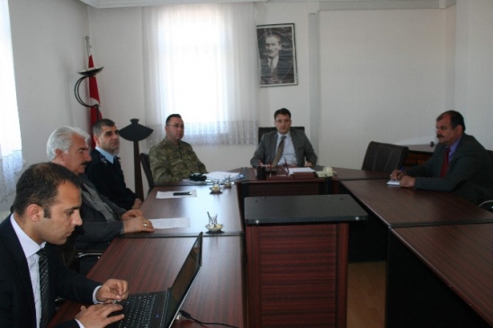 Adıyaman Sincik'te 7 Haziran Milletvekilliği Seçimi İçin Güvenlik Toplantısı Düzenlendi