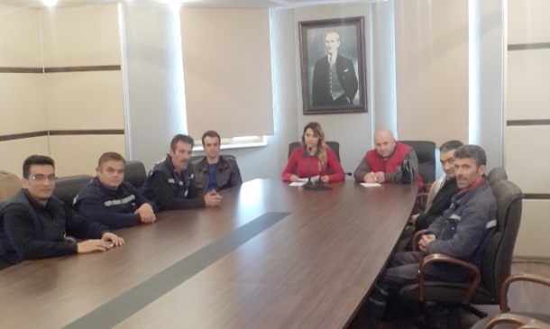 Kartepe'de Belediye Personeline İş Güvenliği Eğitimleri Veriliyor