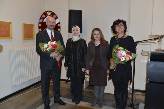 Kocaeli Büyükşehir'de Öğrenciler Tarafından Açılan Sergide Sanatseverler Büyük İlgi Gösterdi