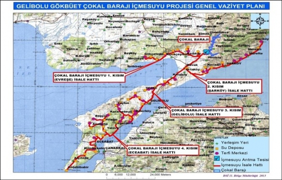 Gelibolu Yarımadası için Su Projesi 2045’e Kadar İhtiyacı Karşılayacak