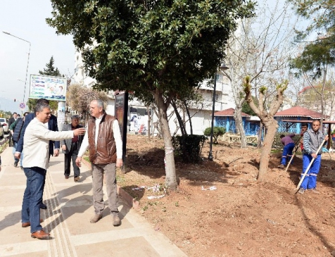 Muratpaşa Belediyesi, Deniz Mahallesi'nde Yeni Bir Park Alanı Oluşturuyor