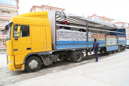 Beypazarı'ndan Suriye'ye Yola Çıkan 28 Ton Gıda Yardımı