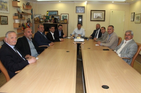 Alanya'da Oda Başkanları, Başkan Yücel'e İskele Desteği Verdiler