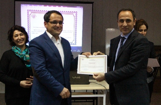 Fırat Üniversitesi'nde e-Modül Uygulamalarına Katılan Yönetici ve Öğretmenlere Sertifika Verildi