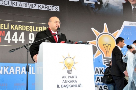 Keçiören'de Suriyelilere Yönelik Yardım Tırları Uğurlandı