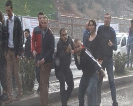 Zonguldak'ta Olay Yerinde İHA Muhabirine Saldırı Gerçekleşti