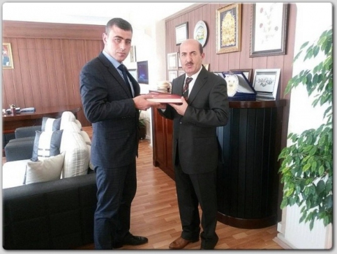Kilis'te Ülkü Ocakları Eğitim ve Kültür Vakfı Genel Sekreter Bolat'ı Ziyaret Etti