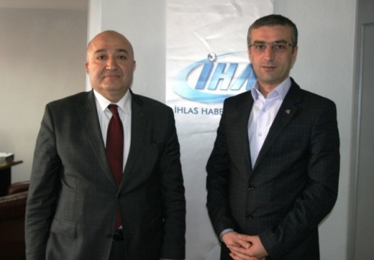 İzmir 1. Bölge MHP Milletvekili Aday Adayı Selahattin Şahin İHA İzmir Bölge Müdürlüğü'nde görüşmelerde bulundu.