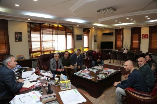 Sapanca'da SAFOD Başkanı Kadir Kuzu, Belediye Başkanı Yılmazer'i Ziyaret Etti