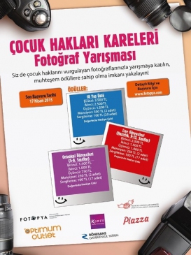 İstanbul'da "Çocuk Hakları Kareleri" Fotoğraf Yarışması İçin Son Başvuru Tarihi 17 Nisan