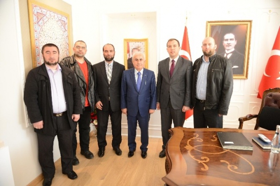 Blagnevgrad Bölge Müftüsü Aydın Muhammed, Edirne'de Vali Şahin'i Ziyaret Etti