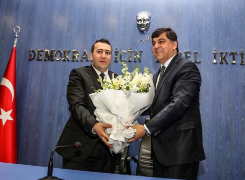 Şehitkamil'de Gençlik Kolları Başkanı Mehmet Ergan, Başkan Fadıloğlu'nu Ziyaret Etti