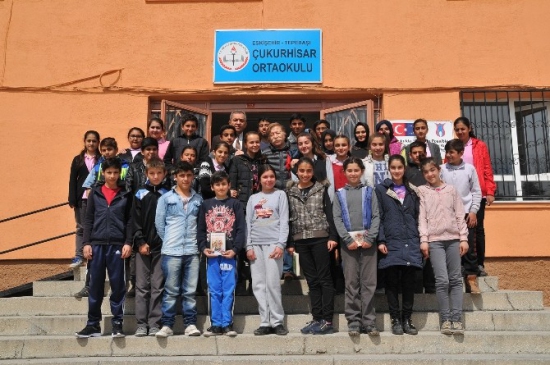 Tepebaşı Çukurhisar'da Öğrenciler Yazar Erol Büyükmeriç ile Buluştu