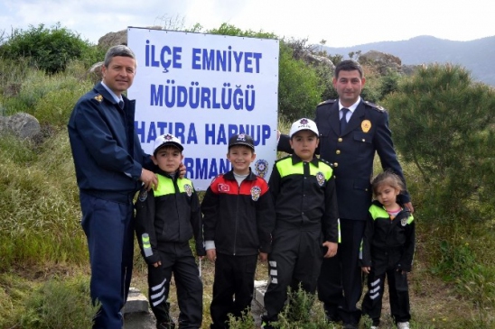 Datça'da Emniyet Müdürlüğü 170. Yıl İçin Hatıra Ormanı Oluşturdu