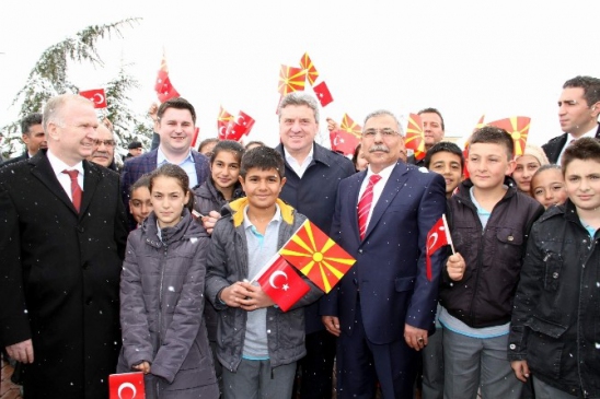 Nevşehir Uçhisar'da Makedonya Cumhurbaşkanı'nın Katıldığı Tören Düzenlendi