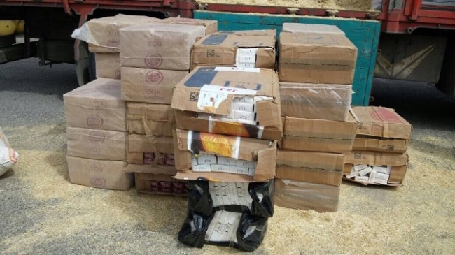 Şanlıurfa'da Yapılan Operasyonda 25 Bin Paket Kaçak Sigara Ele Geçirildi