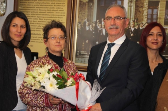 İncirliova'da Kadın Meclisi Başkanı Zehra Dinçer, Başkan Kale ile görüştü