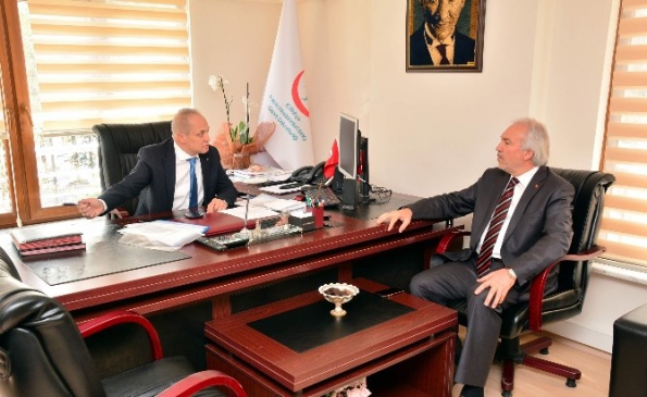 Kırıkkale Belediye Başkanı, İsmail Zehir'i Ziyaret Etti