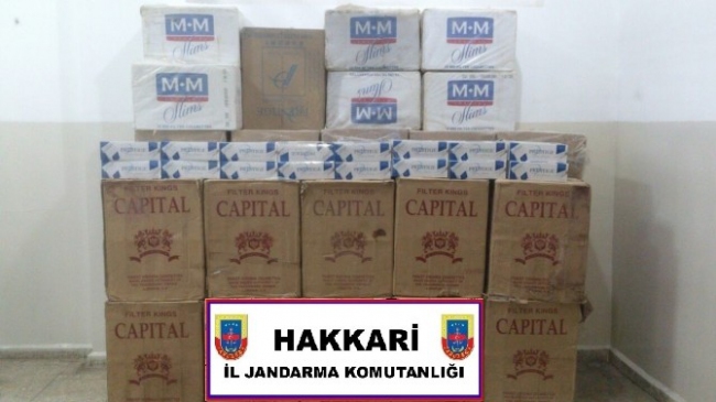Hakkari Merkez'de Yapılan Operasyonda 26 Bin Paket Kaçak Sigara Ele Geçirildi