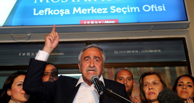 KKTC Lefkoşa'da Mustafa Akıncı'nın Zafer Konuşması ile Yeni Dönem Başladı