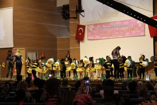 Gaziantep Şahinbey'de Anaokulu Öğrencileri Yıl Sonu Gösterisi Düzenledi