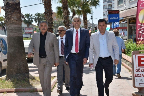 MHP Antalya Milletvekili Adayı Tarkan Akıllı, Gazipaşa'da Esnafları Ziyaret Etti