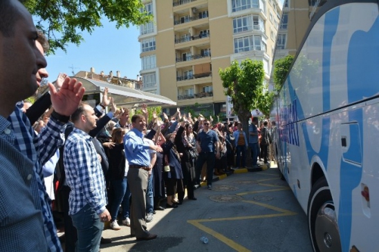 Yunusemre'de Makedonya Göçmenleri İçin Uğurlama Töreni Düzenlendi