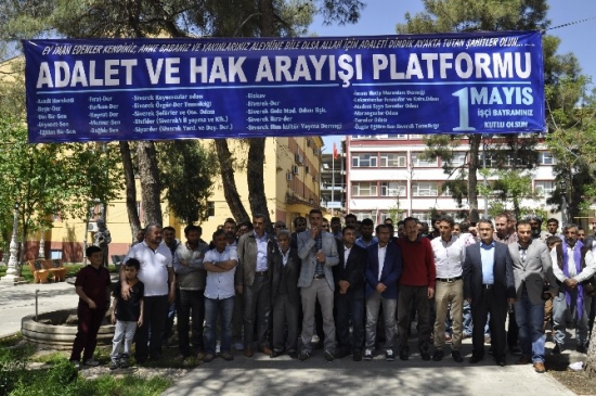 Şanlıurfa Siverek'de Sivil Toplum Kuruluşları 1 Mayıs İçin Toplandı