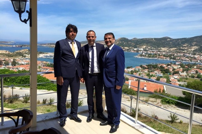 KKTC Lefkoşa Belediye Başkanı ve İzmir Konsolosu Foça'da Ziyaret Gerçekleştirdi