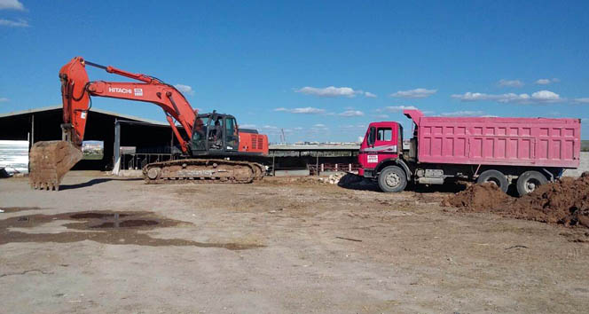 Karaman Merkez'de Kazı Yapılırken Gaz Borusu Patladı